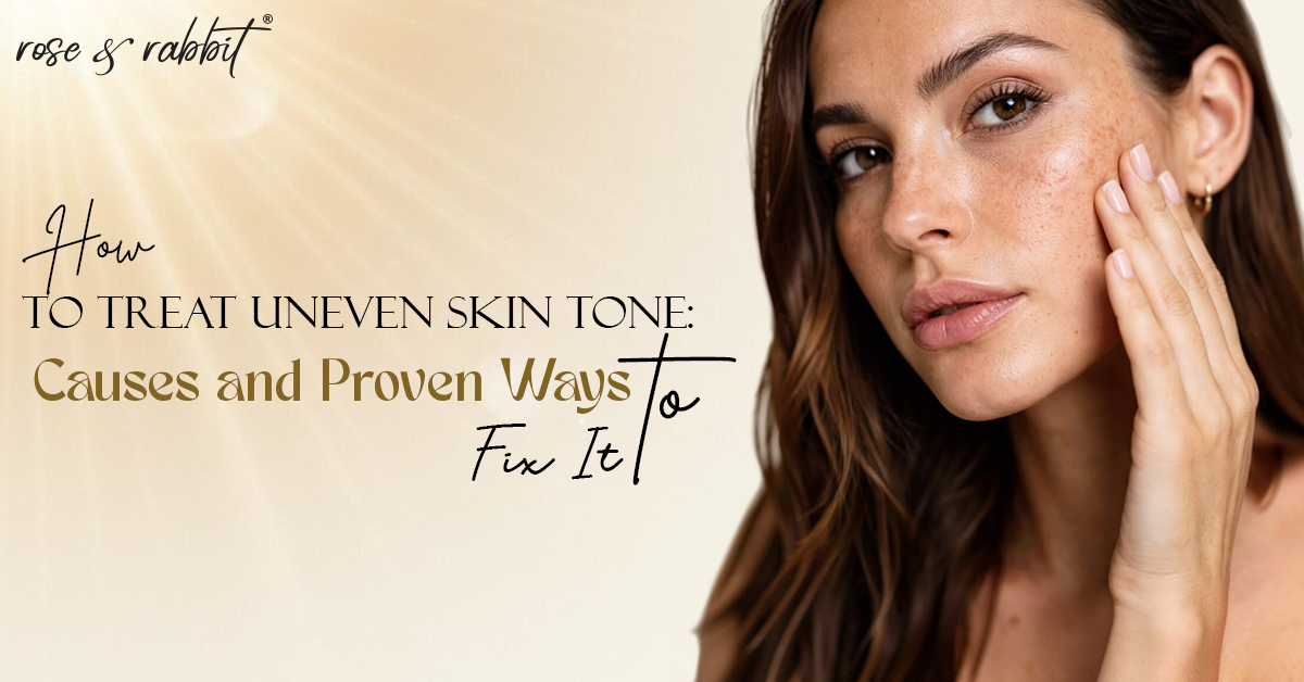 How to Treat Uneven Skin Tone: : Causes and Proven Ways to Fix It.