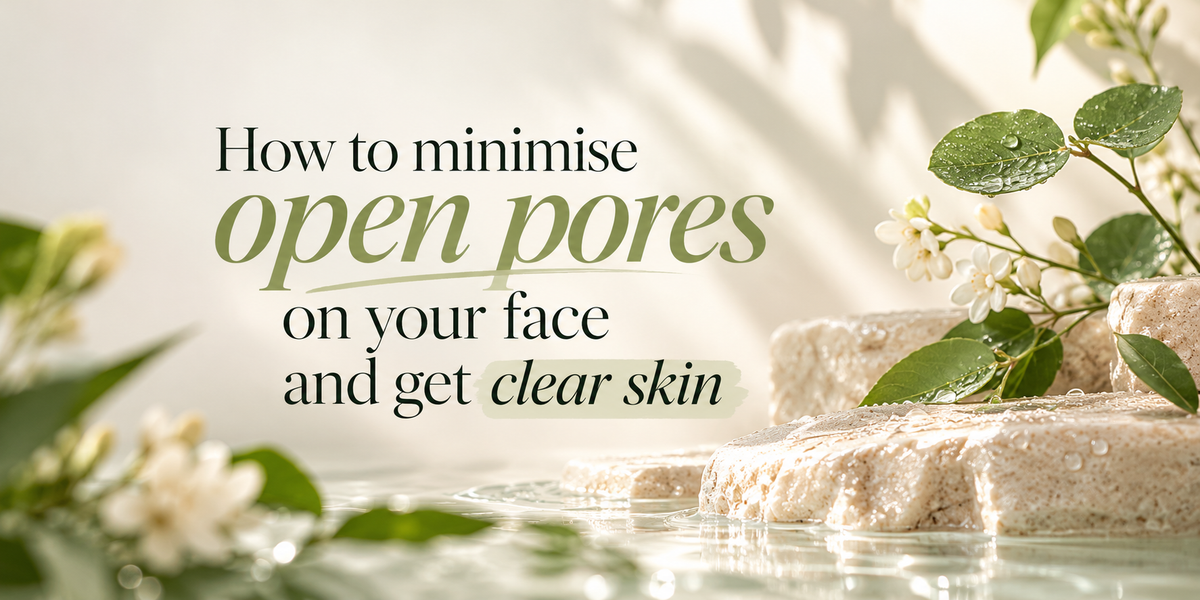 How to minimise open pores on your face and get clear skin