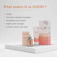 Vitamin C 20% Serum + Creamy Facial Wash Combo