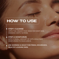 Gotu Kola Moisturizer & Creamy Face Wash Combo