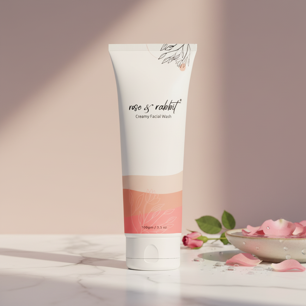 Creamy Facial Wash – Rose & Rabbit