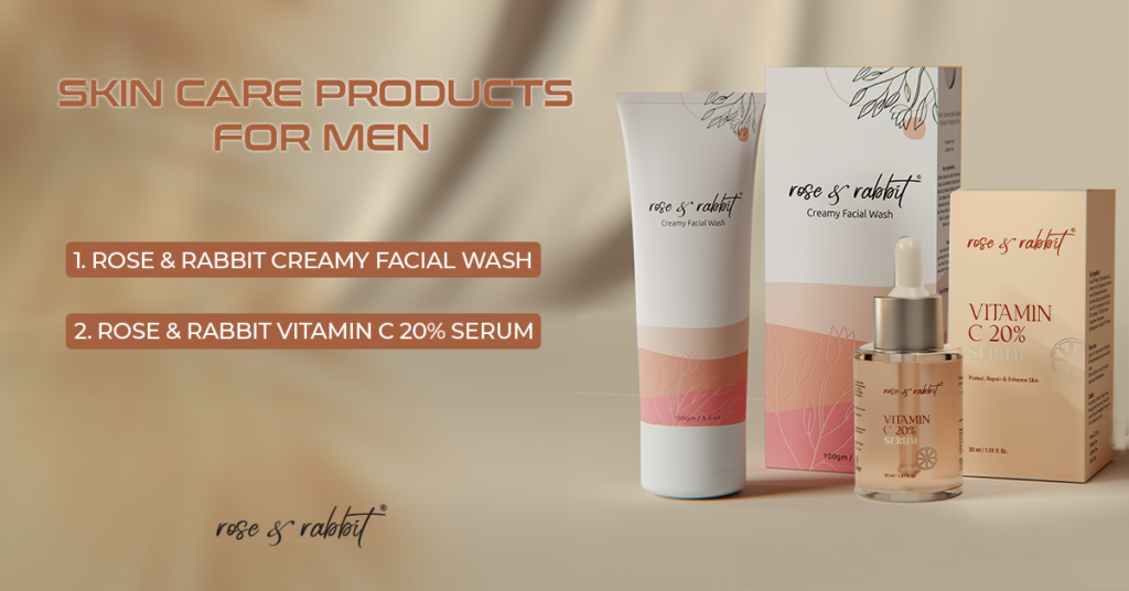 Skincare Products for Men by Rose and Rabbit