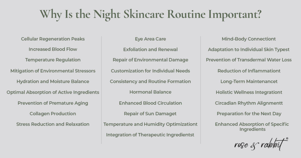 Why Is the Night Skincare Routine Important?